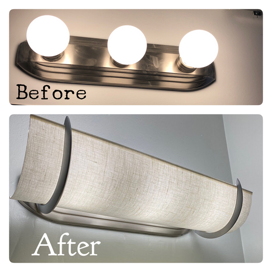 20"  3 Bulb EZLightWraps™ Linen Shade