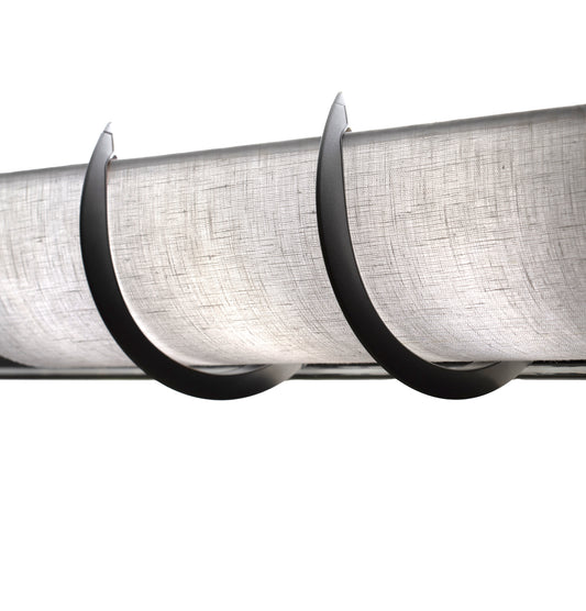 25" 4 Bulb EZLightWraps™ Cream Linen Shade