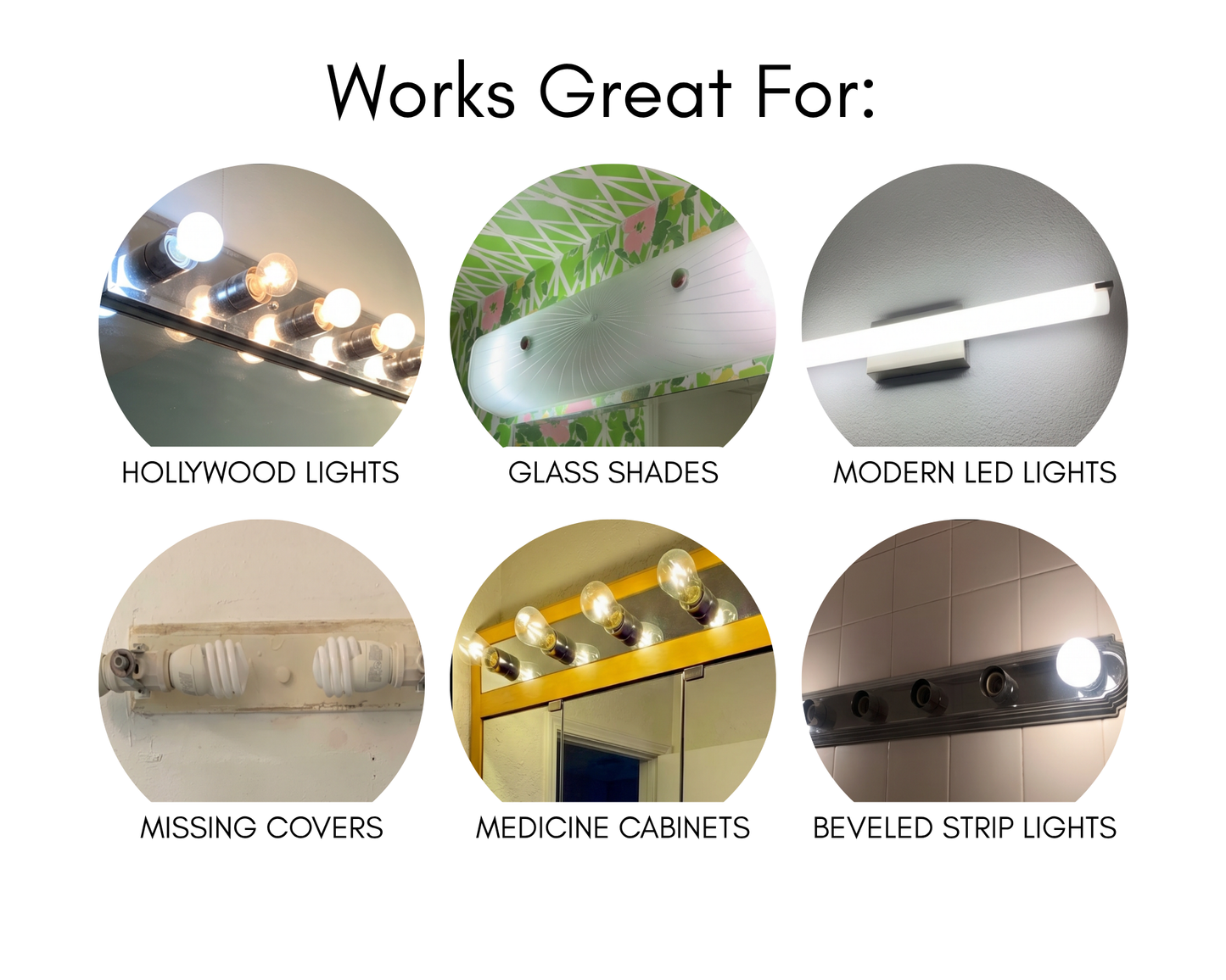 Cover Your 5-Bulb Light in Minutes — 30" EZLightWraps® Linen Shade