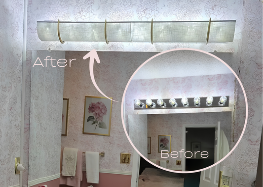 48" EZLightWraps® Linen Shade  — Cover Your 8-Bulb Light in Minutes