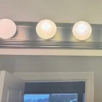 Cover Your 3-Bulb Vanity Light in Minutes — 18" EZLightWraps® Linen Shade