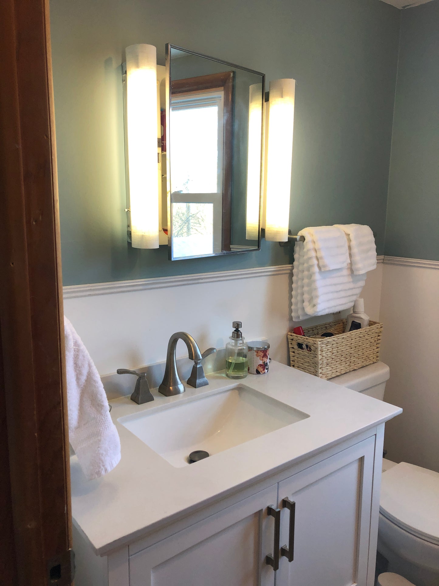Cover Your Single or 2 Bulb Light in Minutes — 16" EZLightWraps® Linen Shade