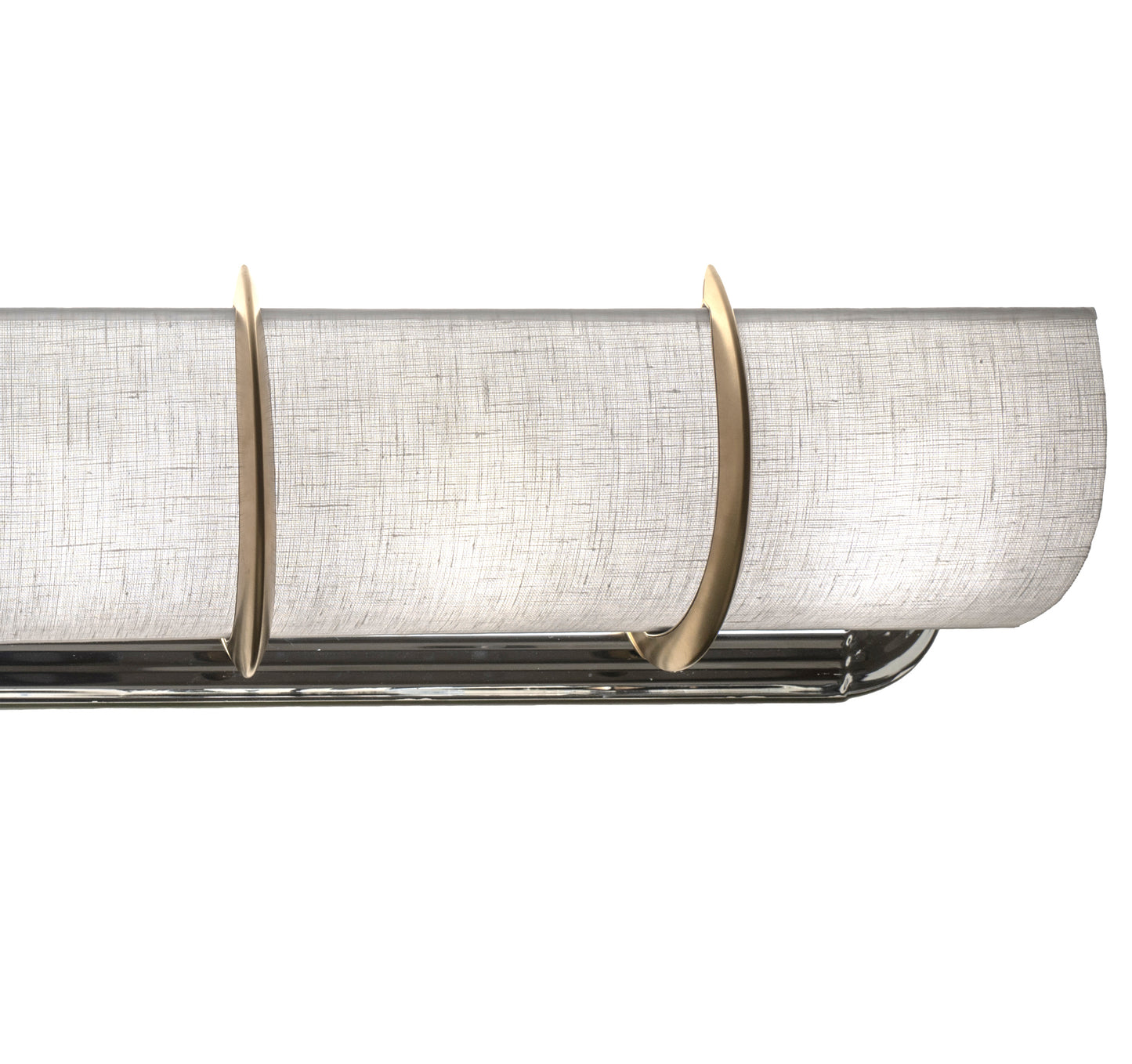 Cover Your 3-Bulb Light in Minutes — 17" EZLightWraps® Linen Shade