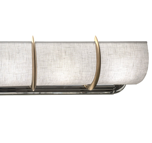 Cover Your 3-Bulb Light in Minutes — 17" EZLightWraps® Linen Shade