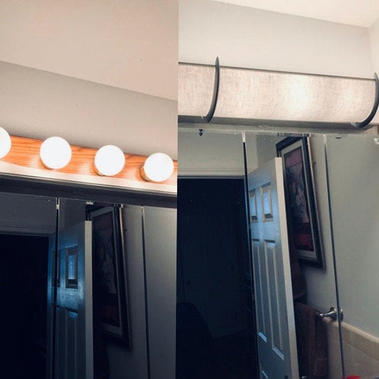 25" EZLightWraps™ with Walnut Veneer Wood Brackets